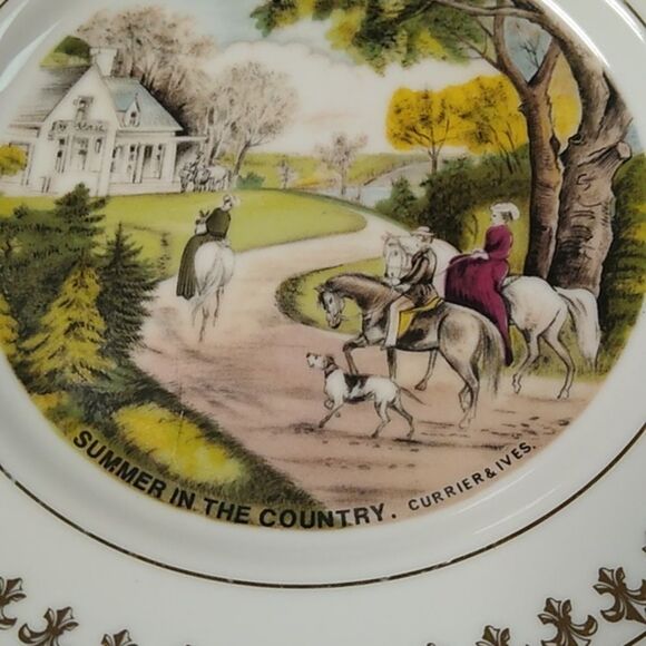 Vintage Roy Thomas Collection Currier & Ives 1981 Four Seasons 5944 - Picture 3 of 14